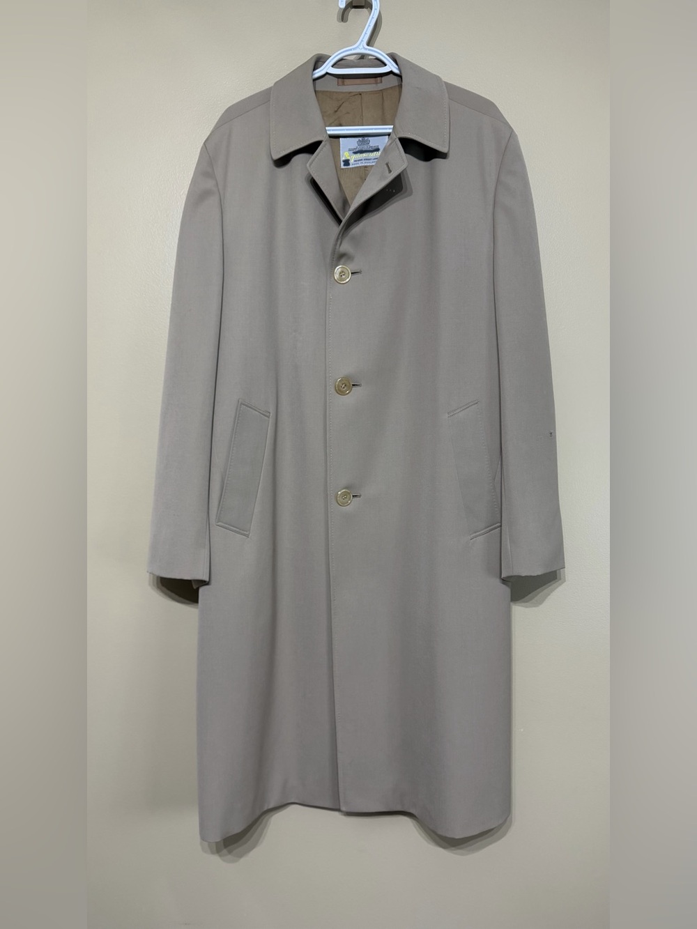 Vintage Aquascutum 100% Virgin Wool Overcoat
